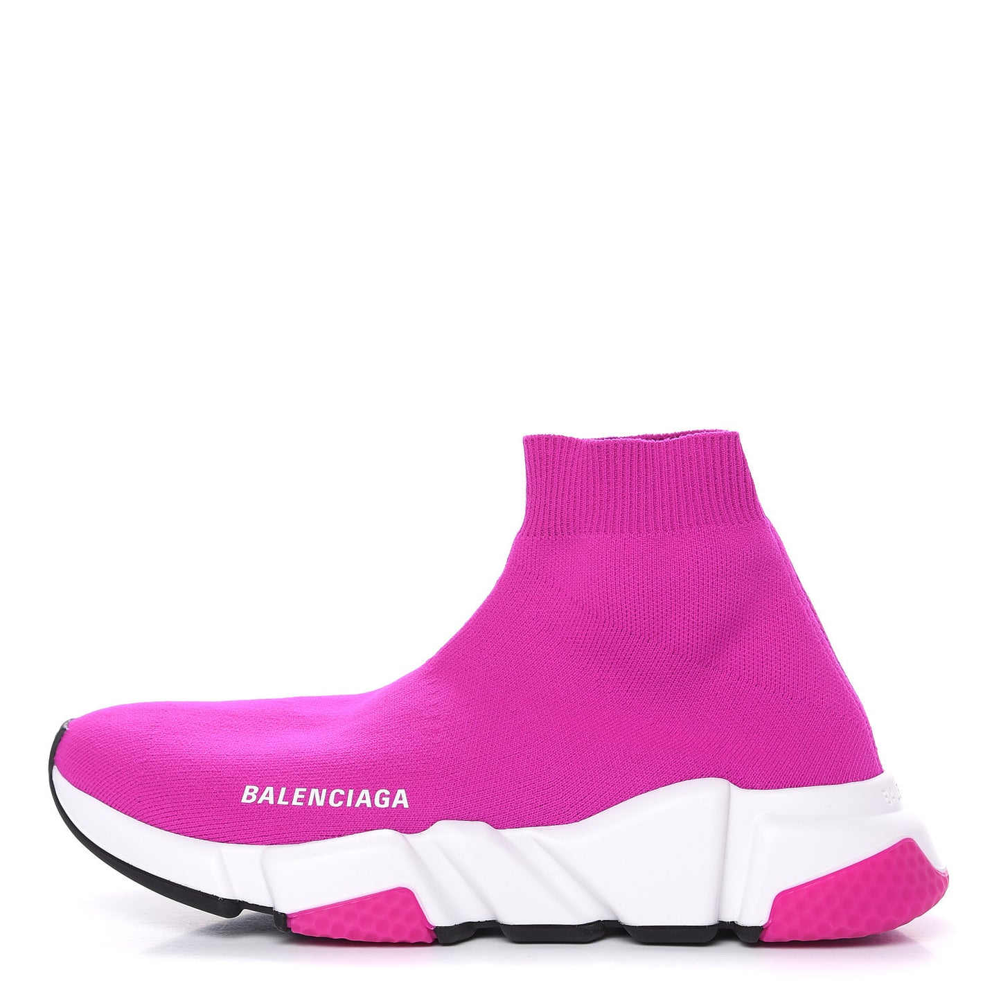 Neoprene Knit Womens Speed Sneakers 37 Fuchsia