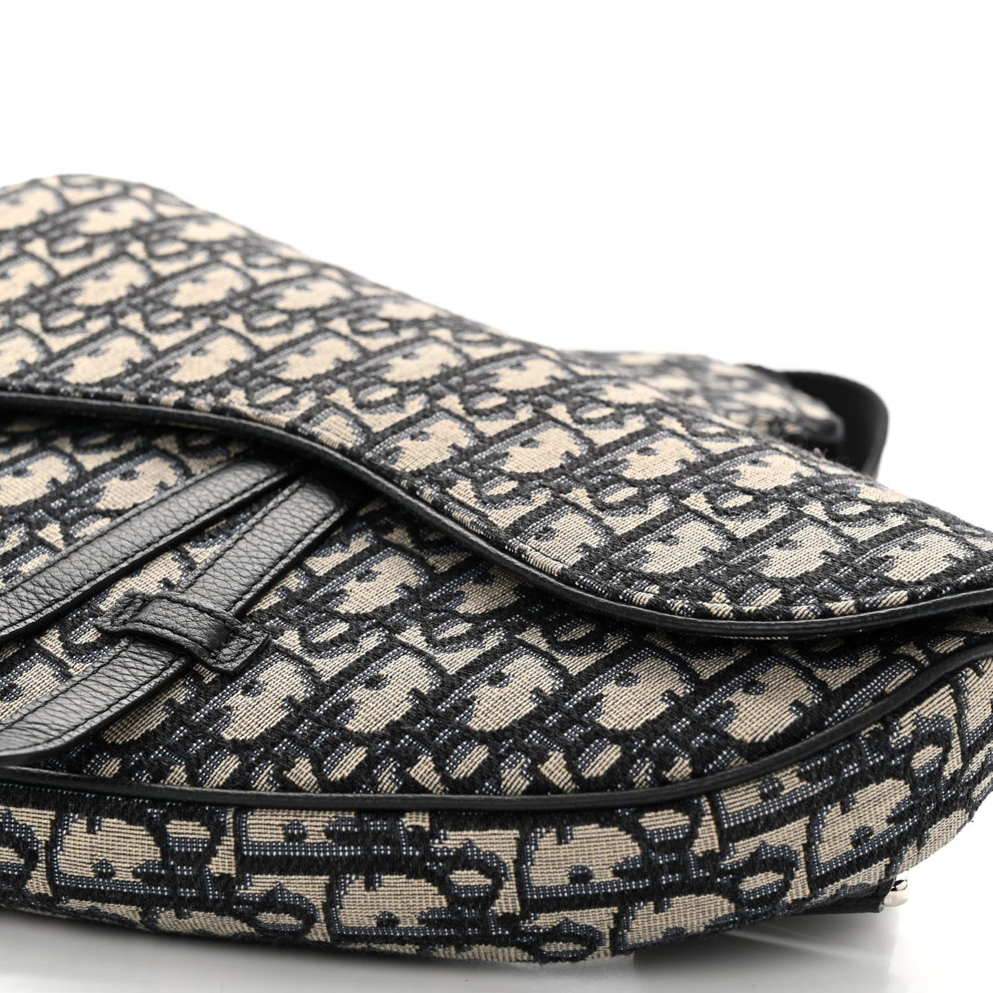 Oblique Mens Saddle Bag Blue