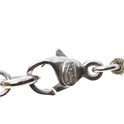 Chanel Graduated Pearl CC Long Necklace Silver 5 of 5