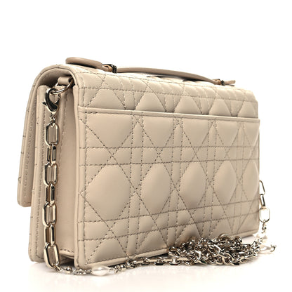 Christian Dior Lambskin Cannage Mini My Dior Bag Sand 3 of 12