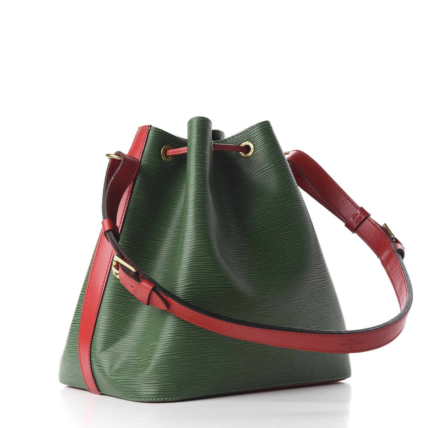 Louis Vuitton Epi Bi-Color Petit Noe Borneo Castillan Red 2 of 9