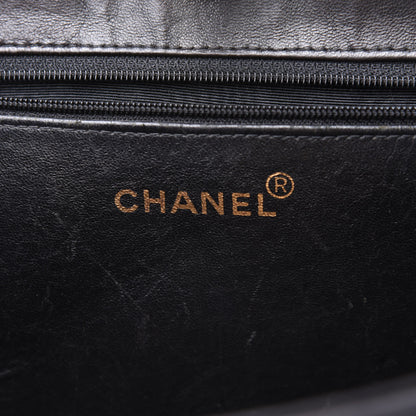 Chanel Lambskin Quilted Shoulder Bag Black 5 of 10