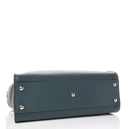 Fendi Vitello Seta Nappa Medium Peekaboo Iconic Satchel Amazzonia 5 of 11