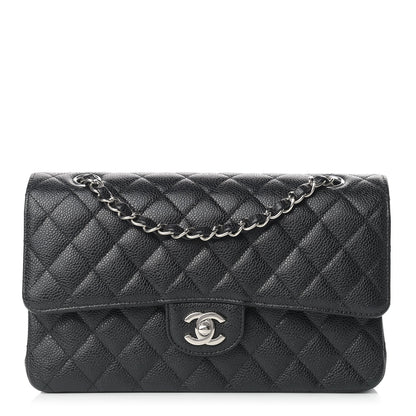 Chanel Caviar Quilted Medium Double Flap Black 1 of 9