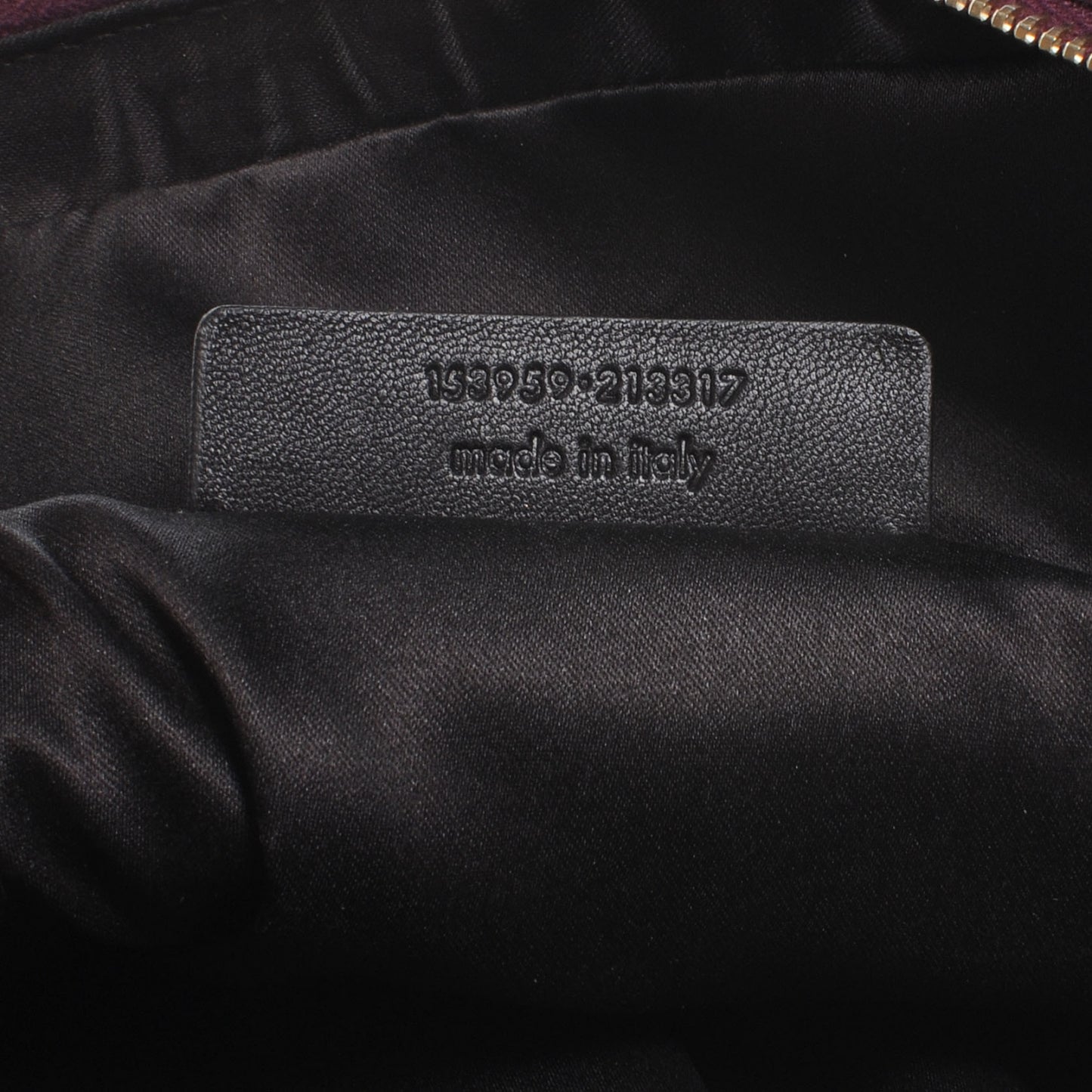 Leather Oversized MUSE Black Cherry