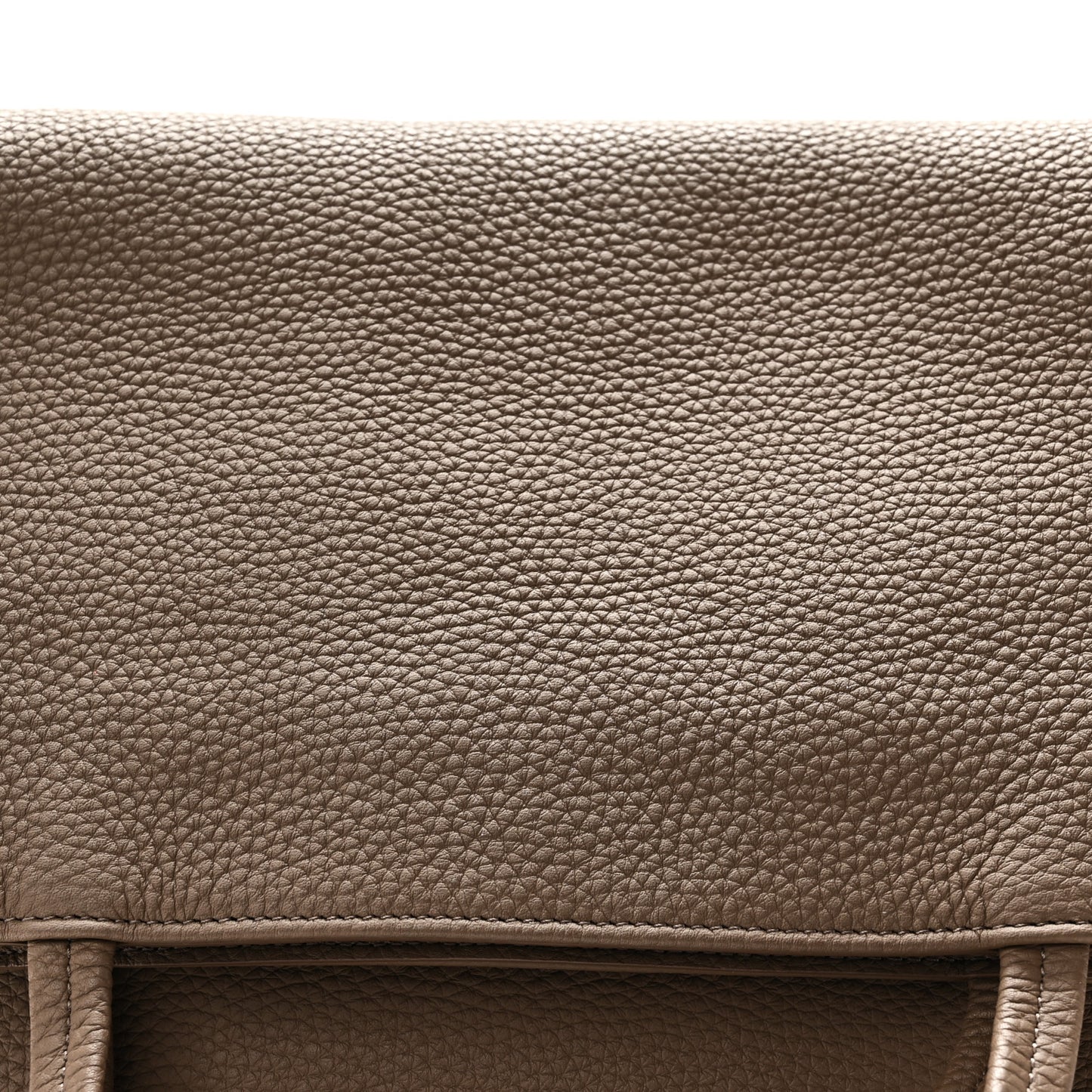 Matte Grained Calfskin Everett Tote Taupe