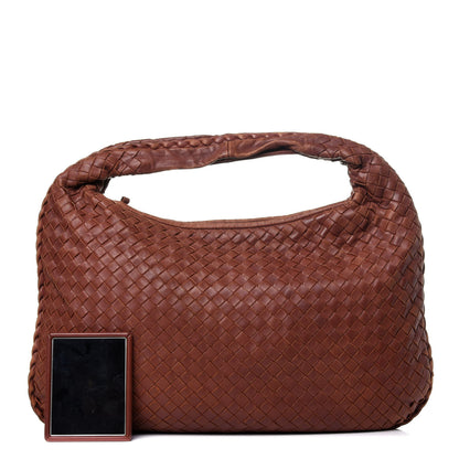 Bottega Veneta Nappa Intrecciato Medium Veneta Hobo Tea 1 of 14