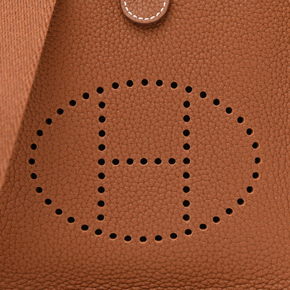 Hermes Taurillon Clemence Evelyne TPM Gold 8 of 11