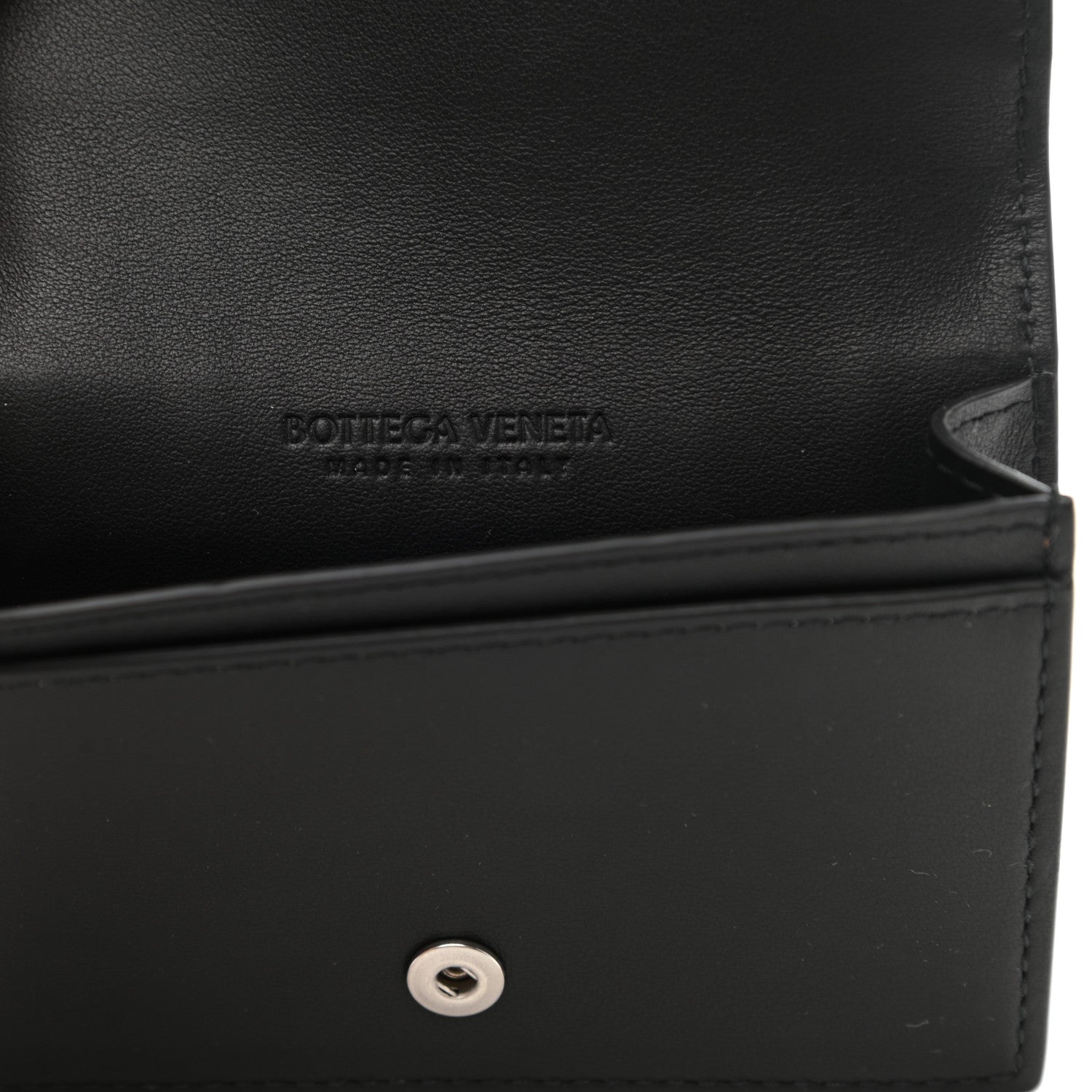 Bottega Veneta Nappa Intrecciato Card Holder Black 6 of 6