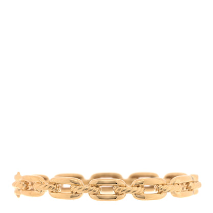David Yurman 18K Yellow Gold Diamond 7mm Stax Chain Link Bracelet 2 of 3