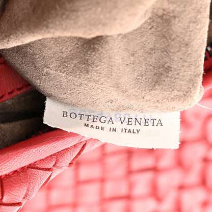 Bottega Veneta Nappa Intrecciato Ruffle Large Veneta Hobo Red 7 of 11