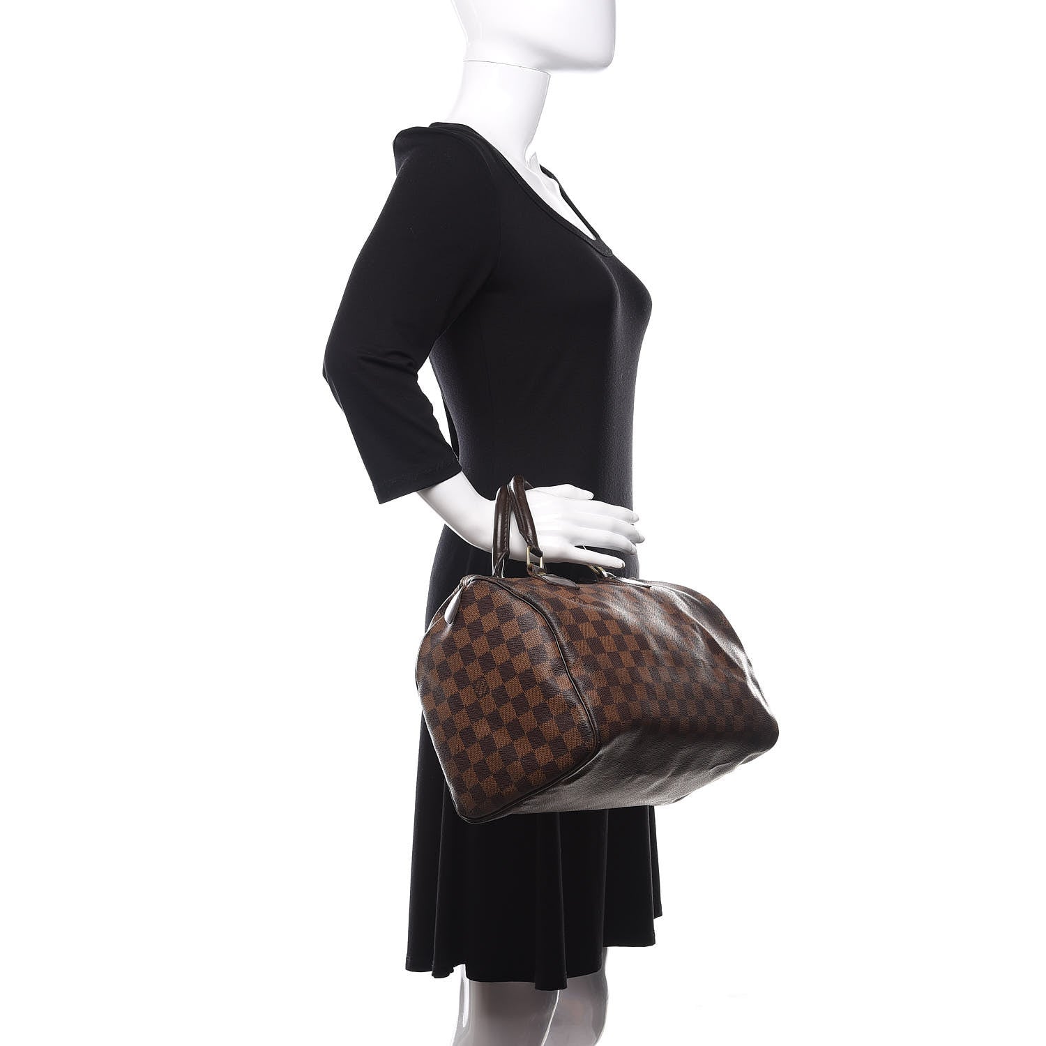 Louis Vuitton Damier Ebene Speedy 30 2 of 23