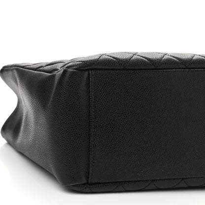 Chanel Caviar Quilted Grand Shopping Tote GST Black 9 of 10