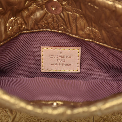 Louis Vuitton Jacquard Quilted Monogram Limelight Clutch PM Gold 8 of 10