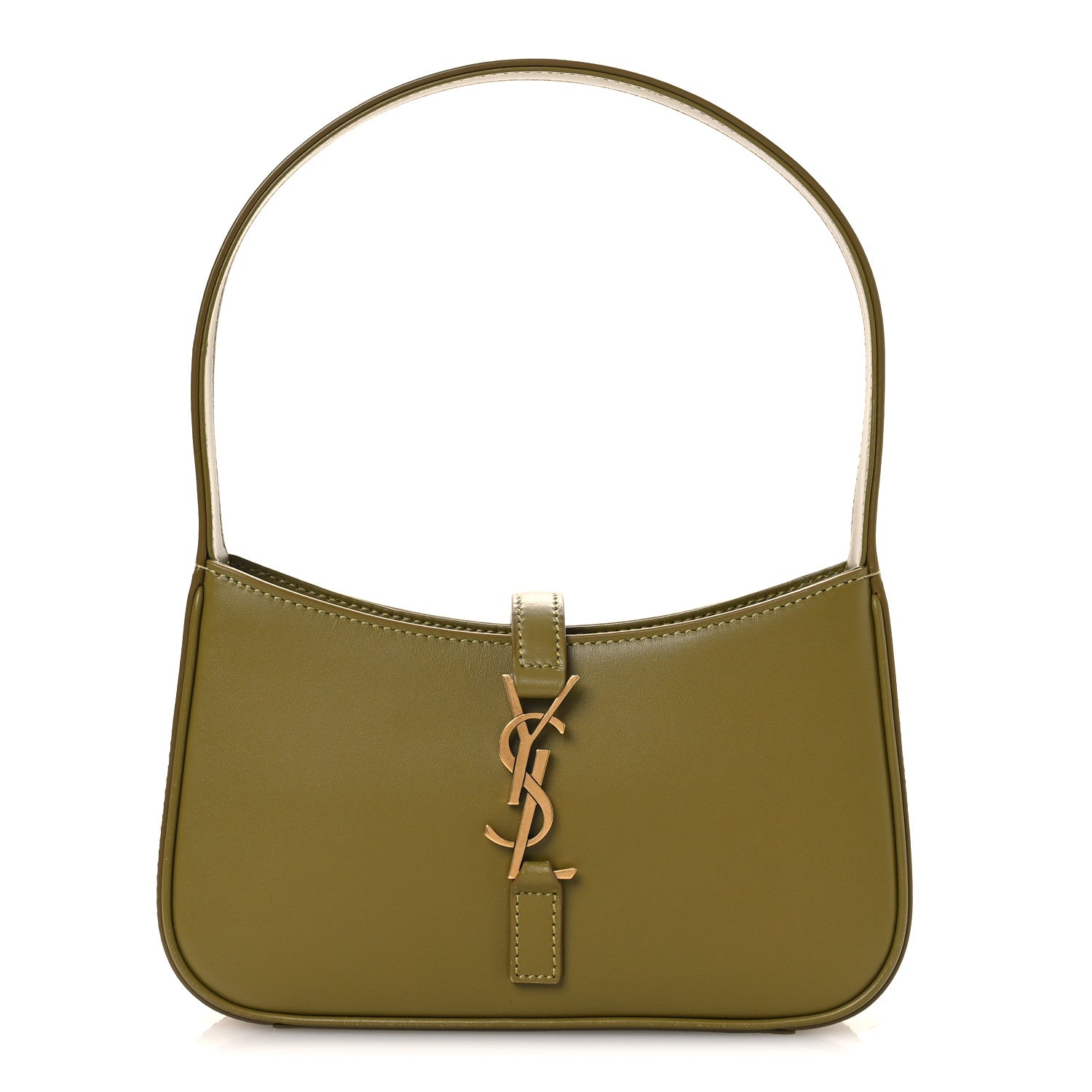 Saint Laurent Smooth Calfskin Le 5 A 7 Hobo Mini Olive Drab 1 of 10