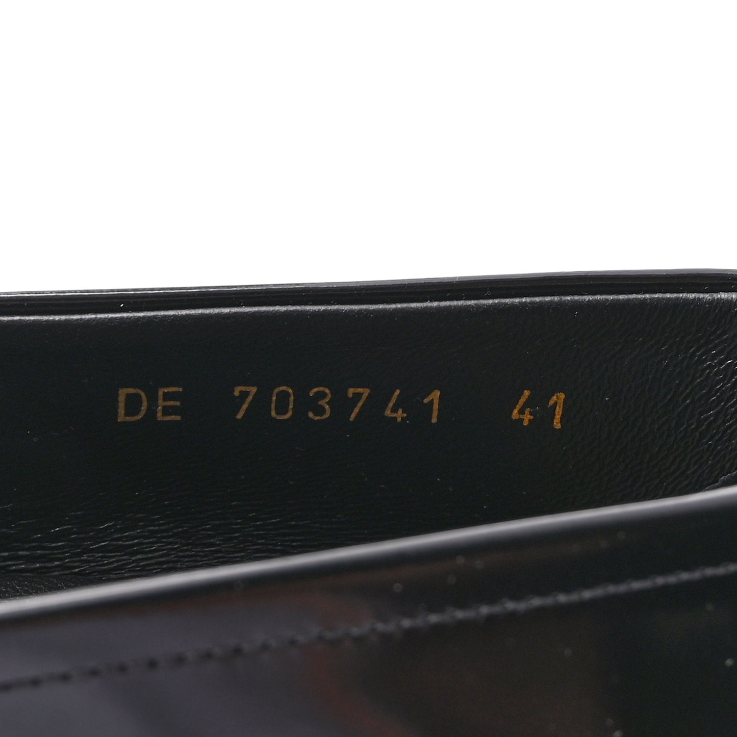 Glazed Calfskin Le Loafer Penny Slippers 41 Black