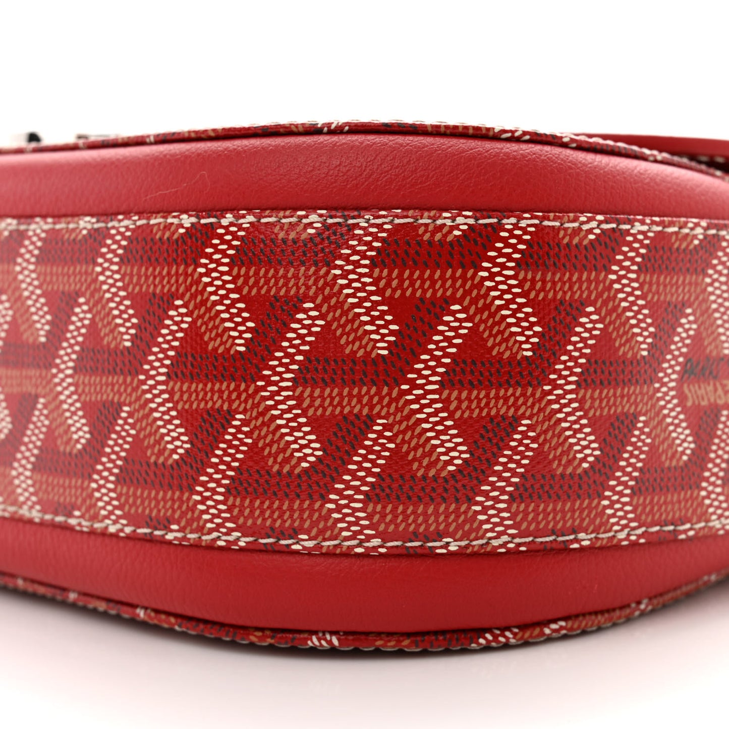 Goyardine 233 PM Shoulder Bag Red
