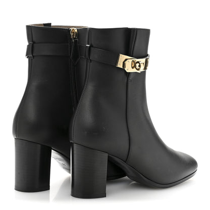 Hermes Calfskin Saint Germain Ankle Boots 35 Black 5 of 9
