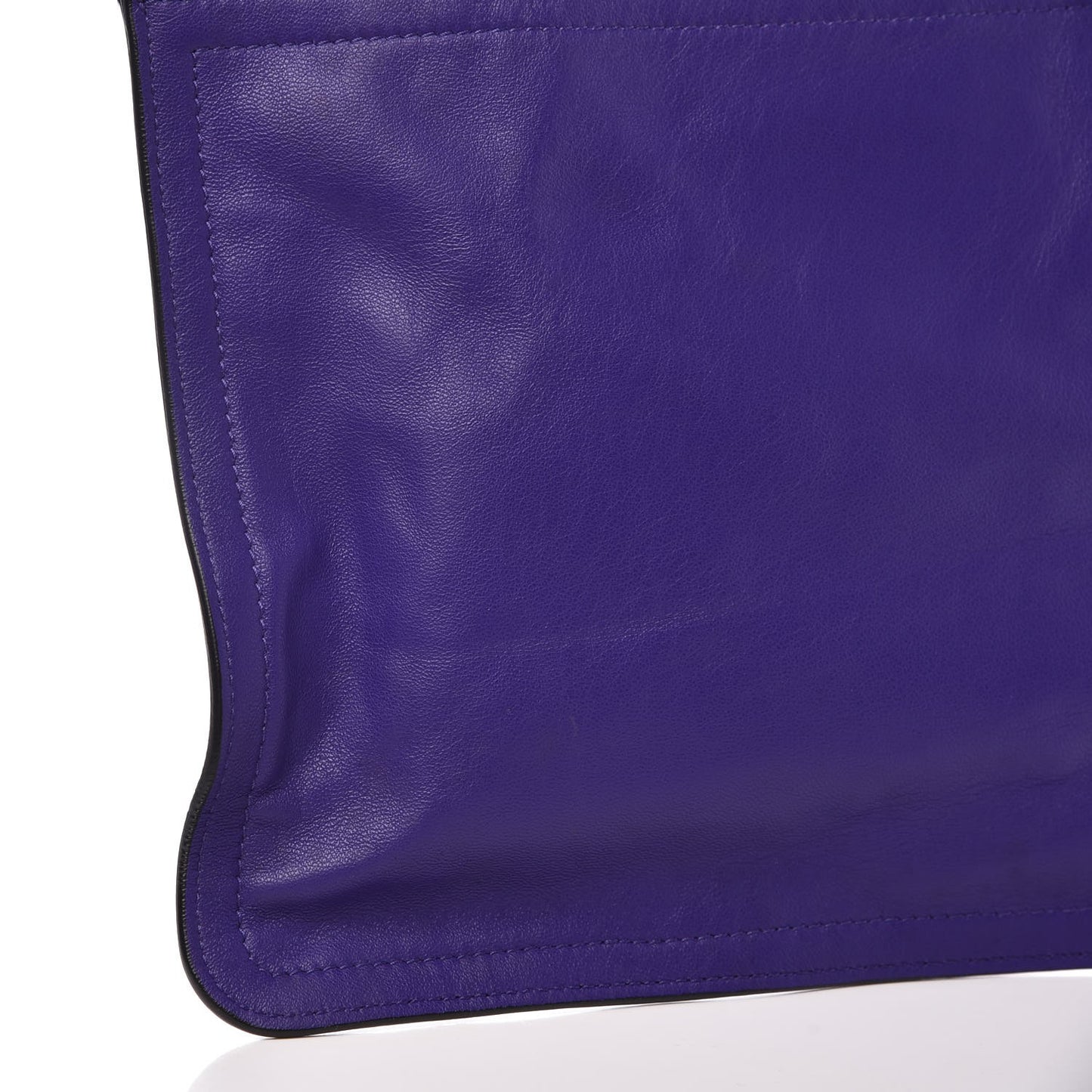 Nappa Skull Zipped Pouch Purple