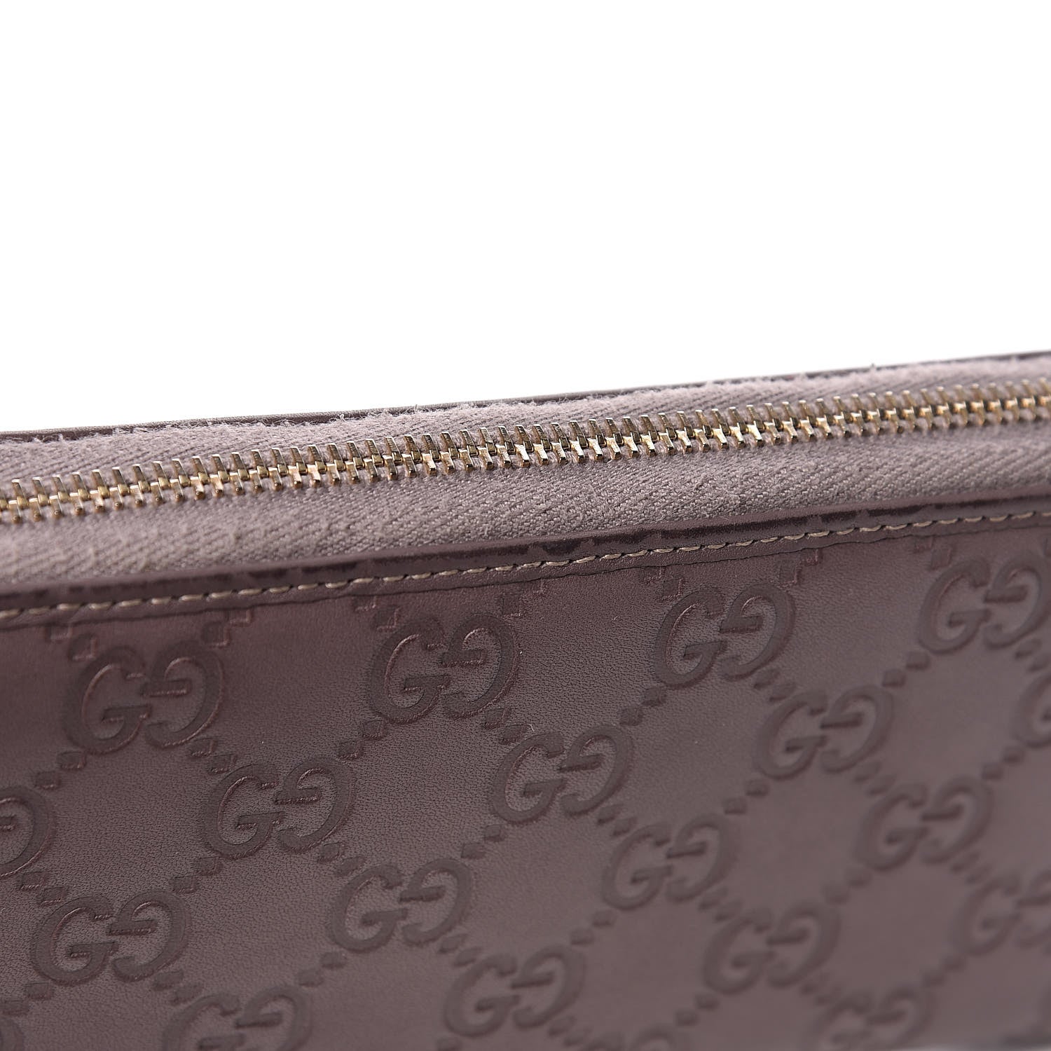 Gucci Guccissima Princy Zip Around Wallet Purple 9 of 12