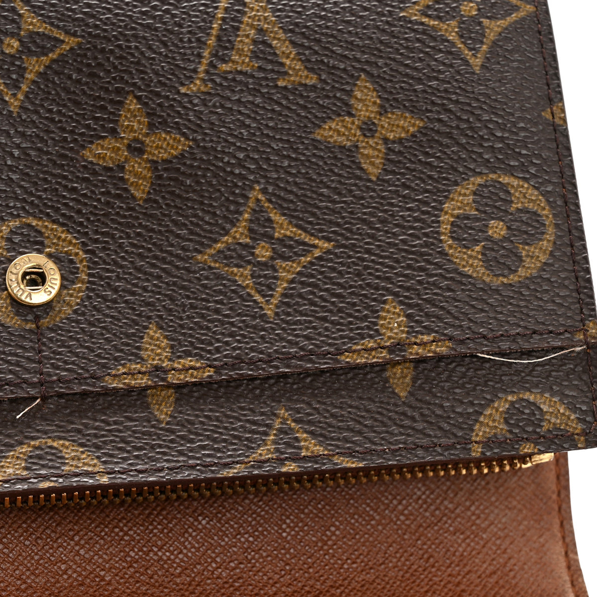 Louis Vuitton Monogram Sarah Wallet – Vintage Louis Vuitton Vintage 1984 Sarah Wallet - Brown Wallets  main image 4