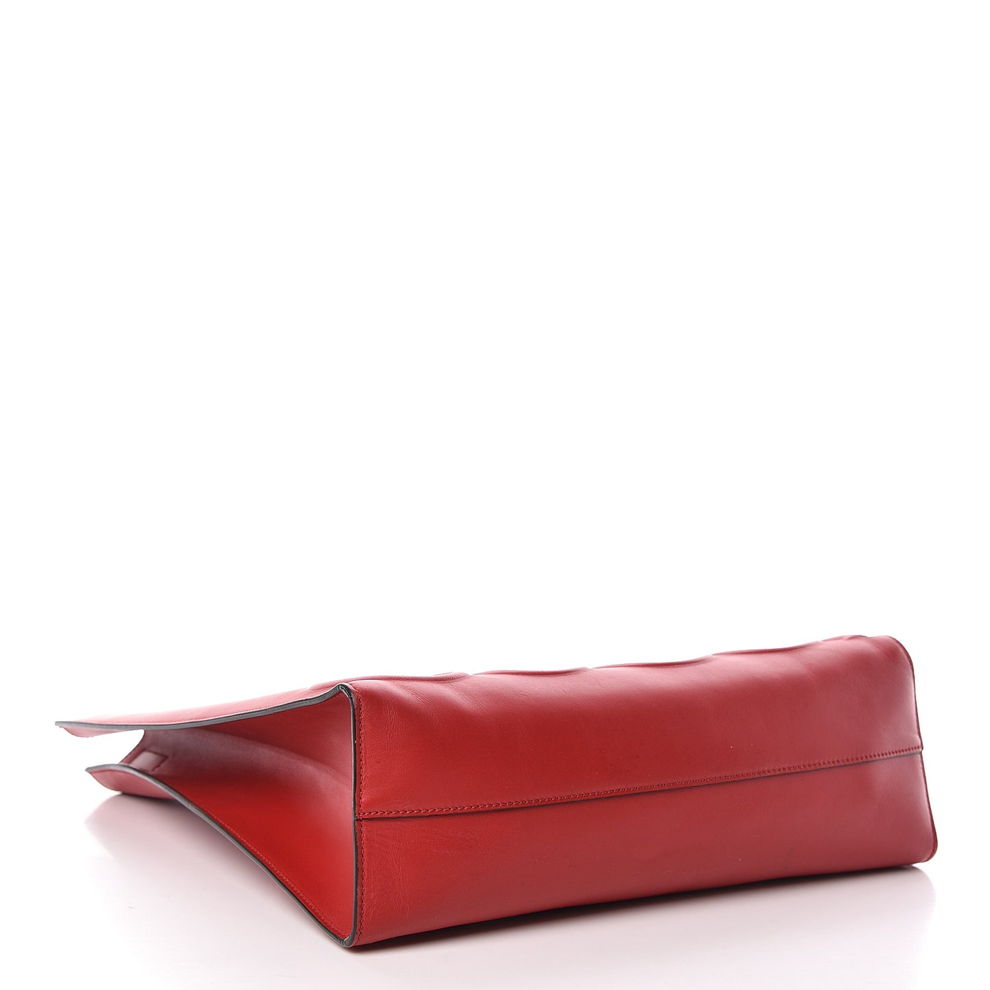 Calfskin Embossed Medium XL Tote Red