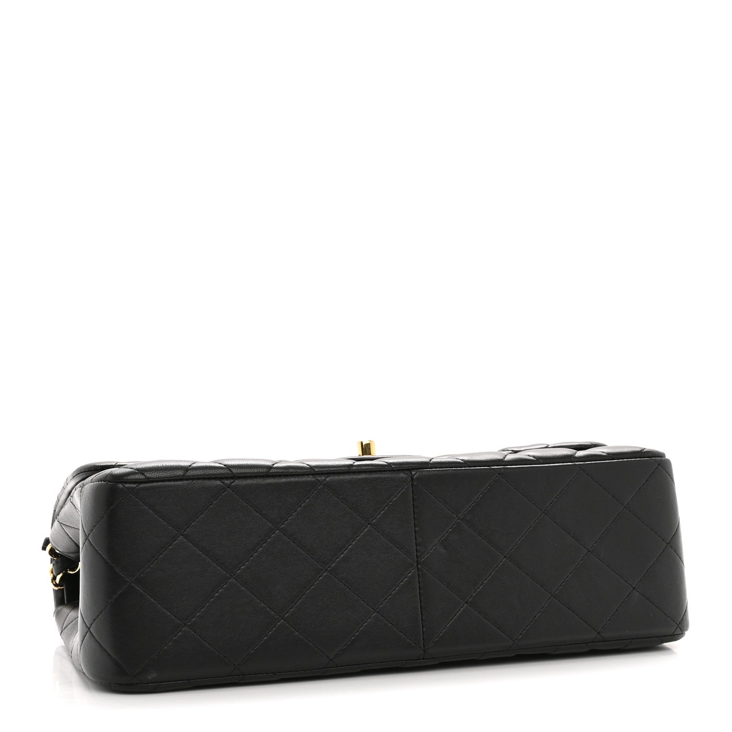 Chanel Lambskin Quilted Jumbo Double Flap Black 4 of 13