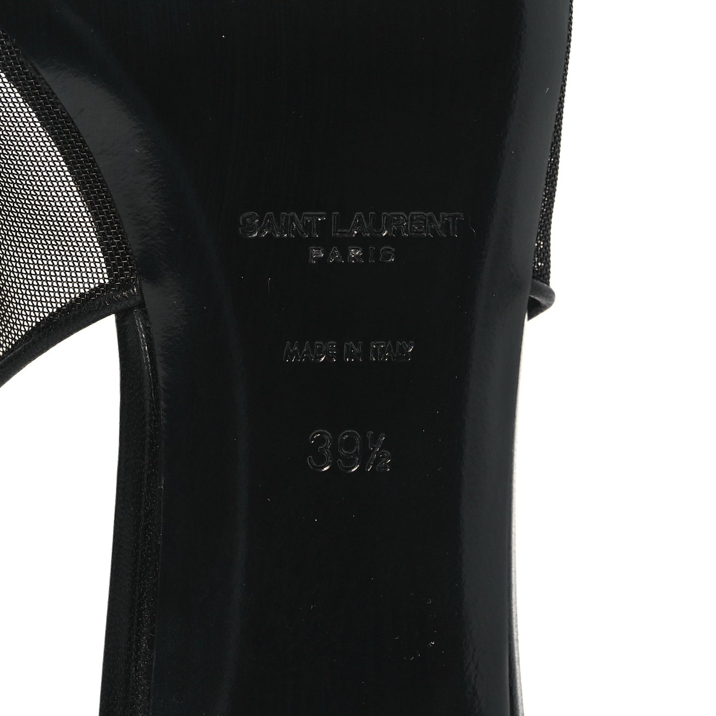 Mesh Oxalis Slingback 30 Pumps 39.5 Black