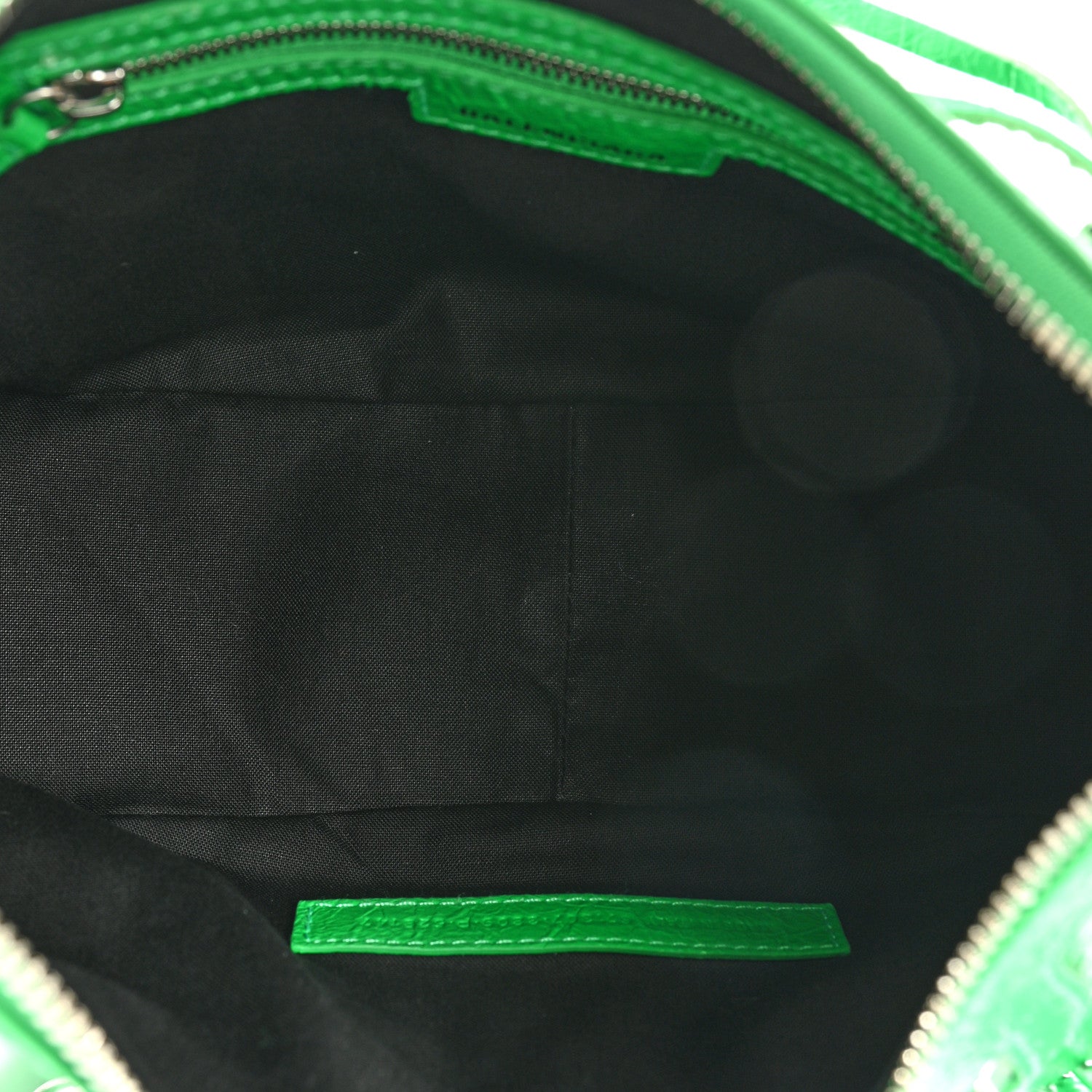 Balenciaga Agneau Arena Small Le Cagole Shoulder Bag Vivid Green 6 of 10