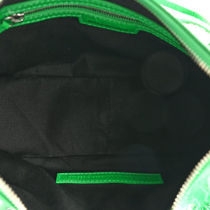 Balenciaga Agneau Arena Small Le Cagole Shoulder Bag Vivid Green 6 of 10