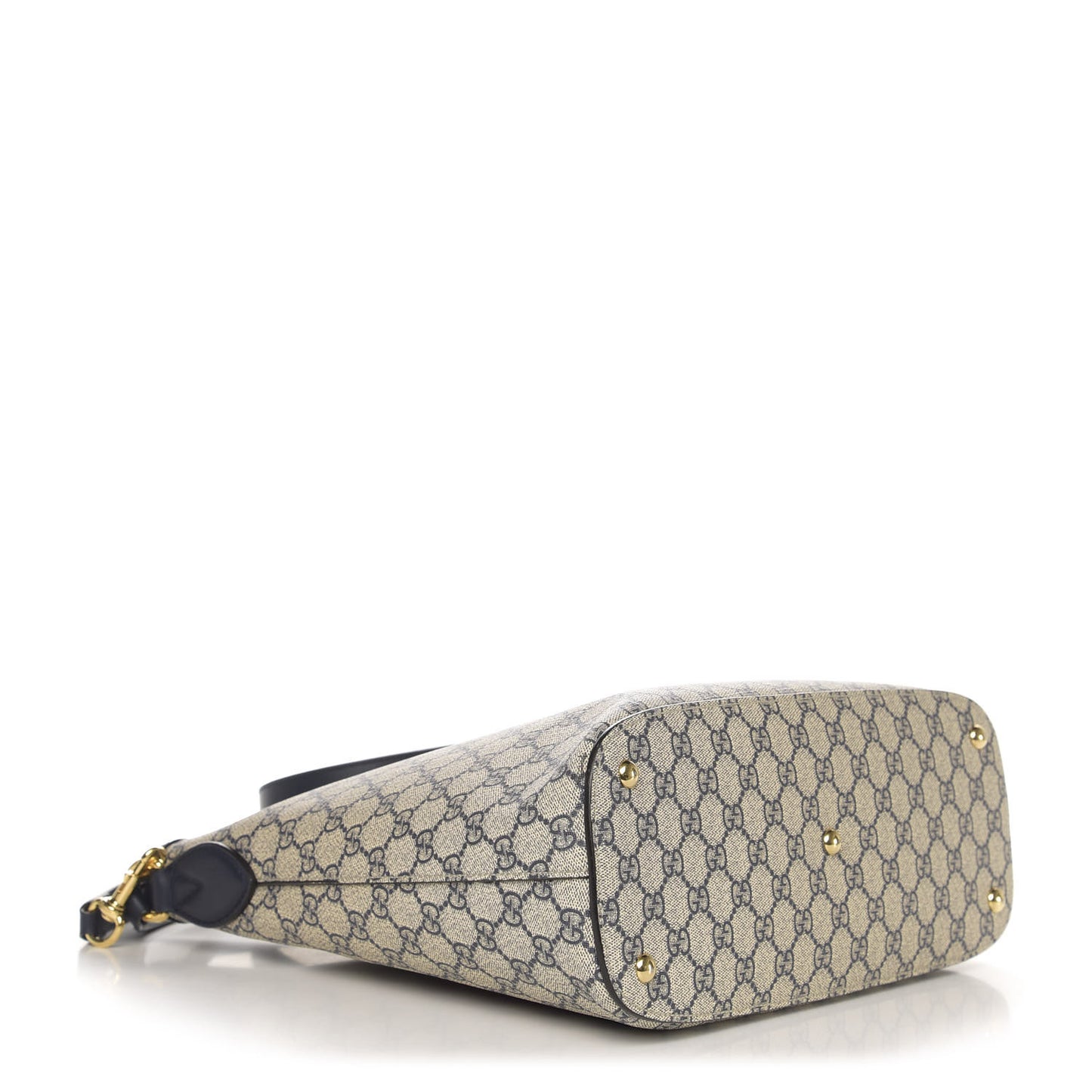 GG Supreme Monogram Linea A Hobo Navy