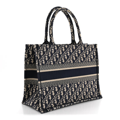 Christian Dior Oblique Medium Book Tote Blue Multicolor 3 of 11