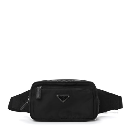 Prada Tessuto Nylon Saffiano Belt Bag Black 1 of 4