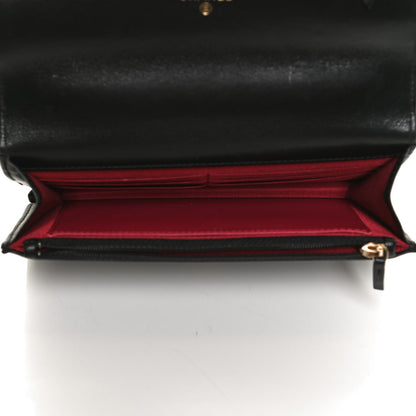 Chanel Goatskin Quilted Chanel 19 Wallet On Chain WOC Black 5 of 12