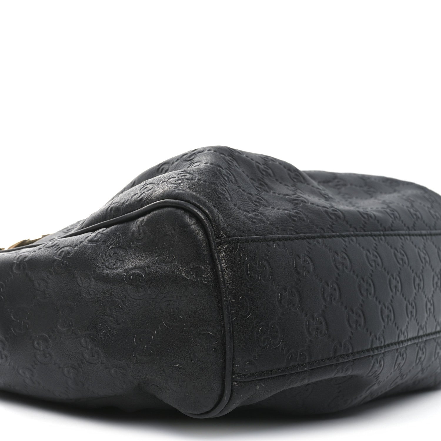 Gucci Guccissima Medium Sukey Tote Black 9 of 10