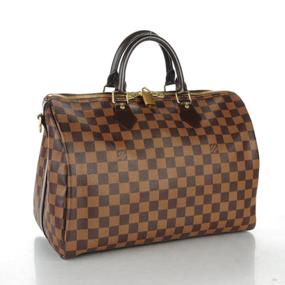 Louis Vuitton Damier Ebene Speedy Bandouliere 35 3 of 8