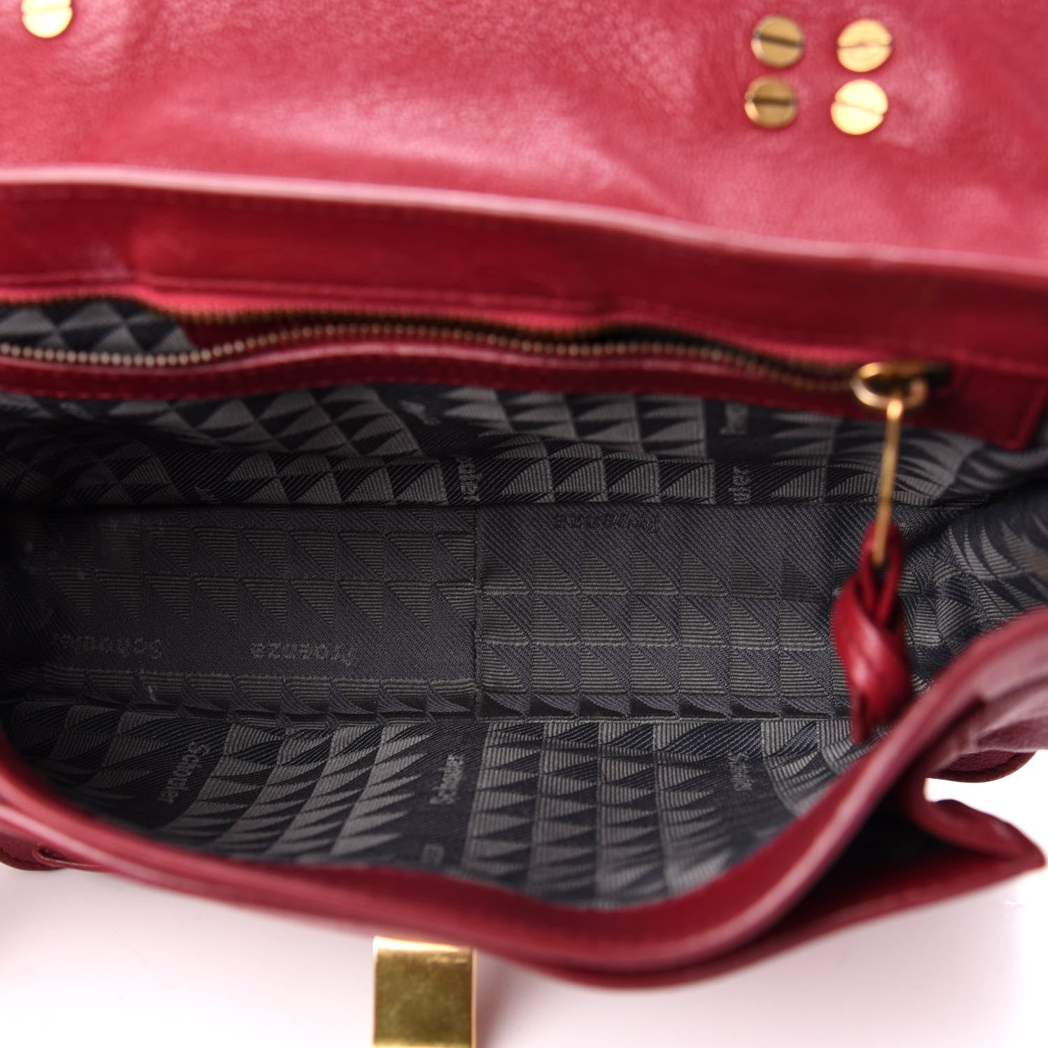 Proenza Schouler Lambskin Tiny PS1 Satchel Chianti 5 of 14