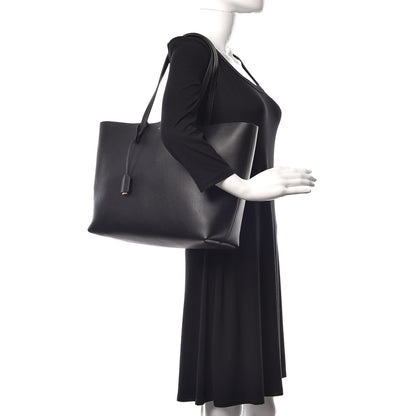 Saint Laurent Calfskin Large Shopping Tote Black 2 of 11