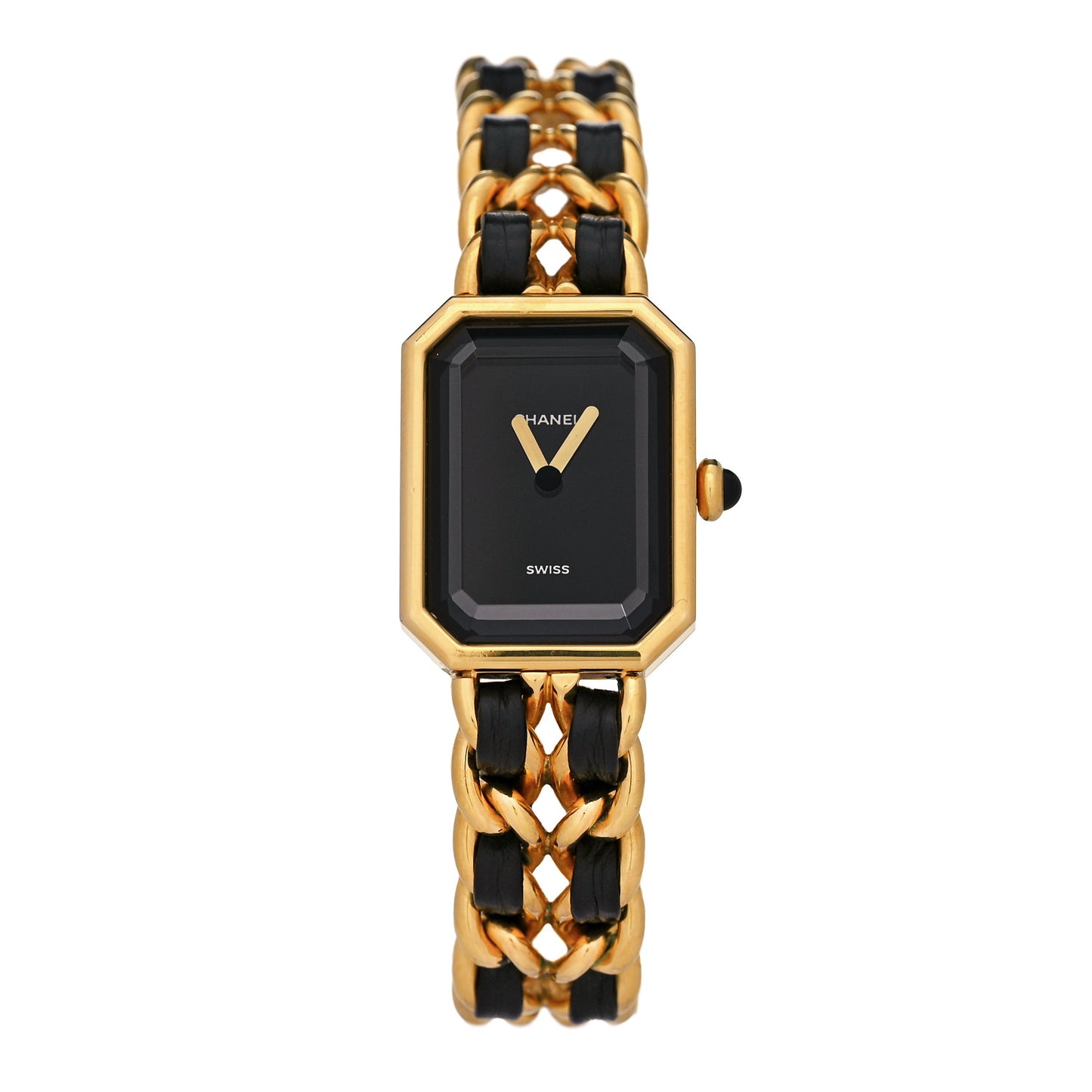 Stainless Steel Lambskin 20mm Chain Premiere Quartz Watch Gold L