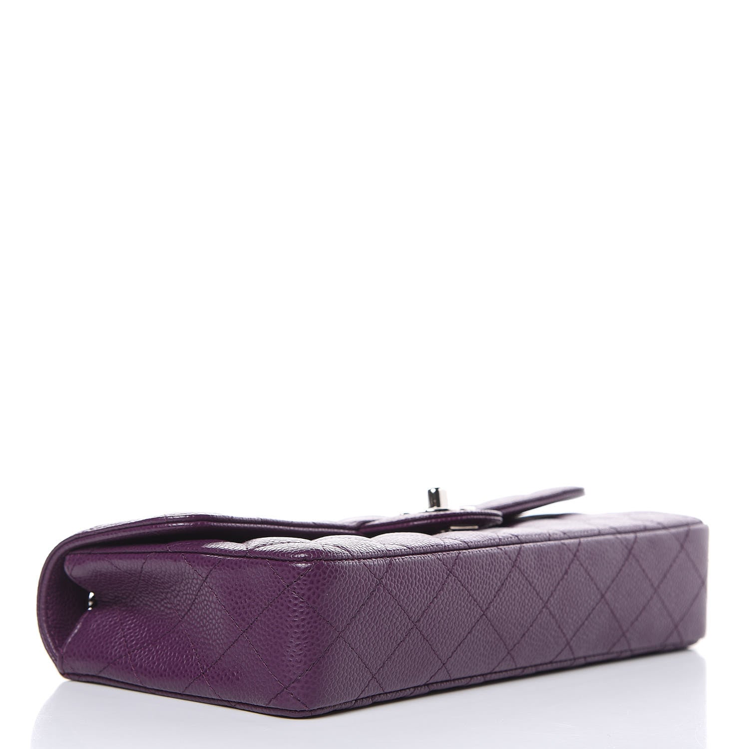 Chanel Caviar Quilted East West Flap Purple 4 of 12