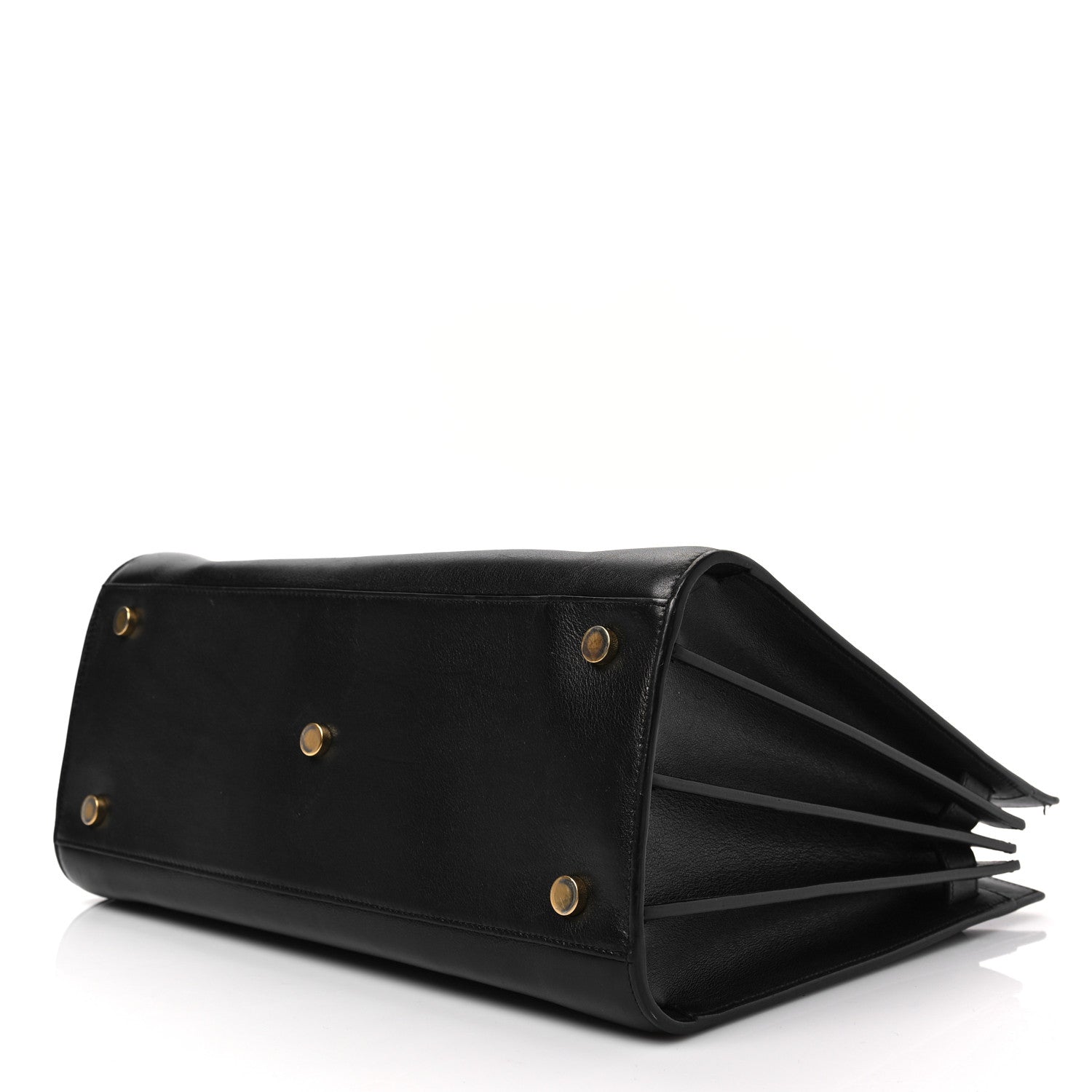 Saint Laurent Grained Calfskin Small Sac De Jour Black 8 of 12