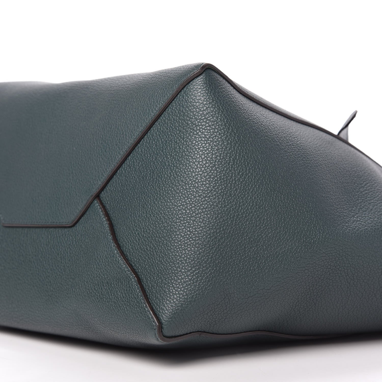 Celine Soft Grained Calfskin Small Belt Cabas Phantom Amazone 7 of 9