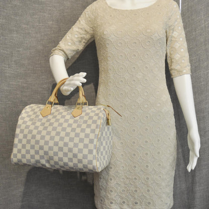 Louis Vuitton Damier Azur Speedy 30 2 of 7