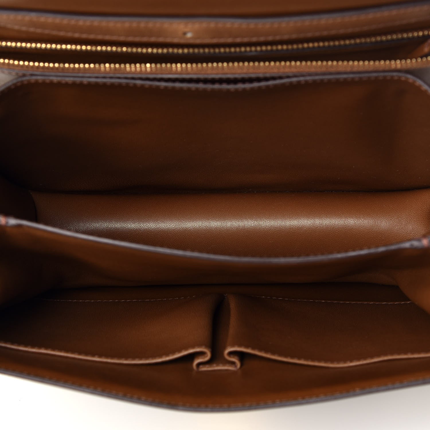 Celine Natural Calfskin Medium Classic Box Flap Bag Tan 5 of 8