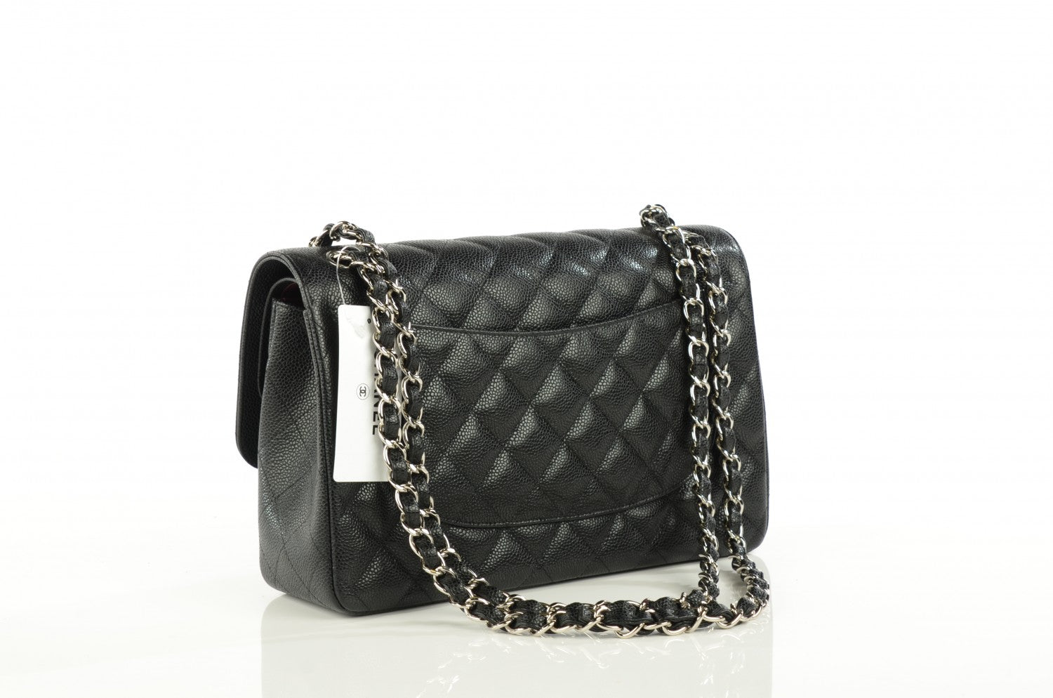 Chanel Caviar Quilted Jumbo Double Flap Black 4 of 12
