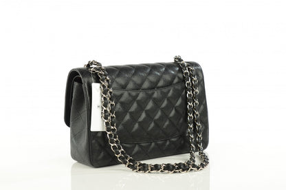 Chanel Caviar Quilted Jumbo Double Flap Black 4 of 12