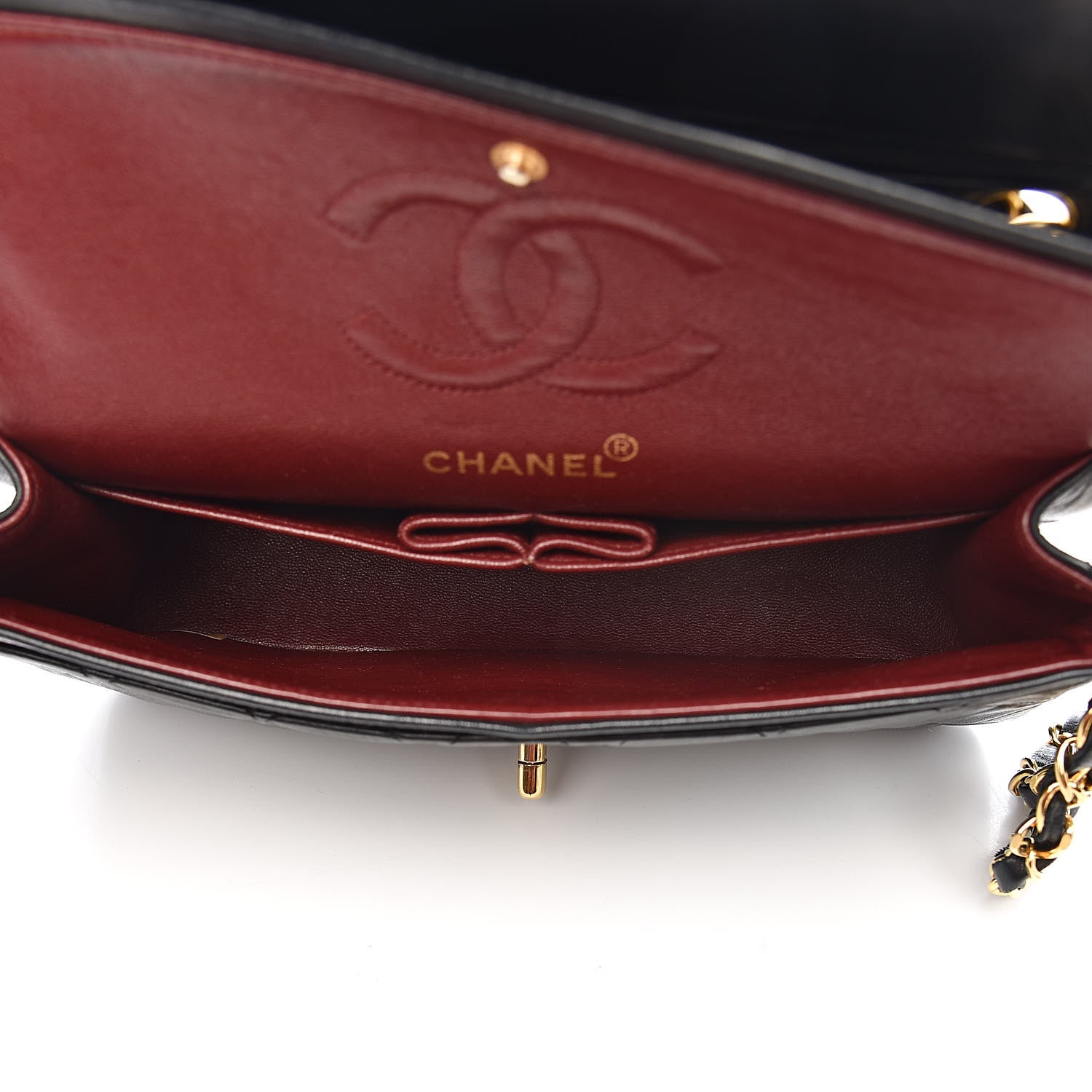 Chanel Lambskin Quilted Small Double Flap Black 5 of 15