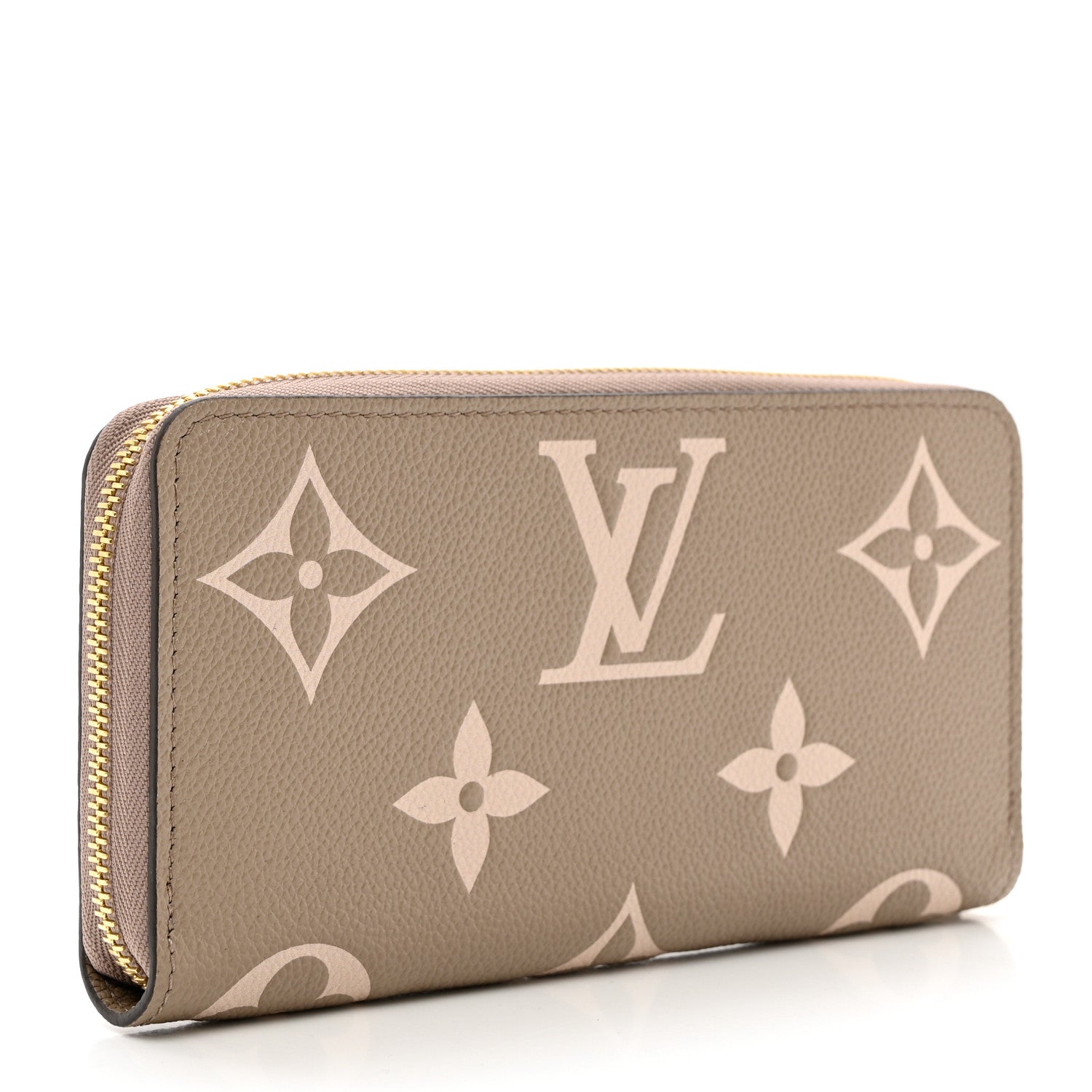 Louis Vuitton Empreinte Monogram Giant Zippy Wallet Tourterelle Creme 3 of 6