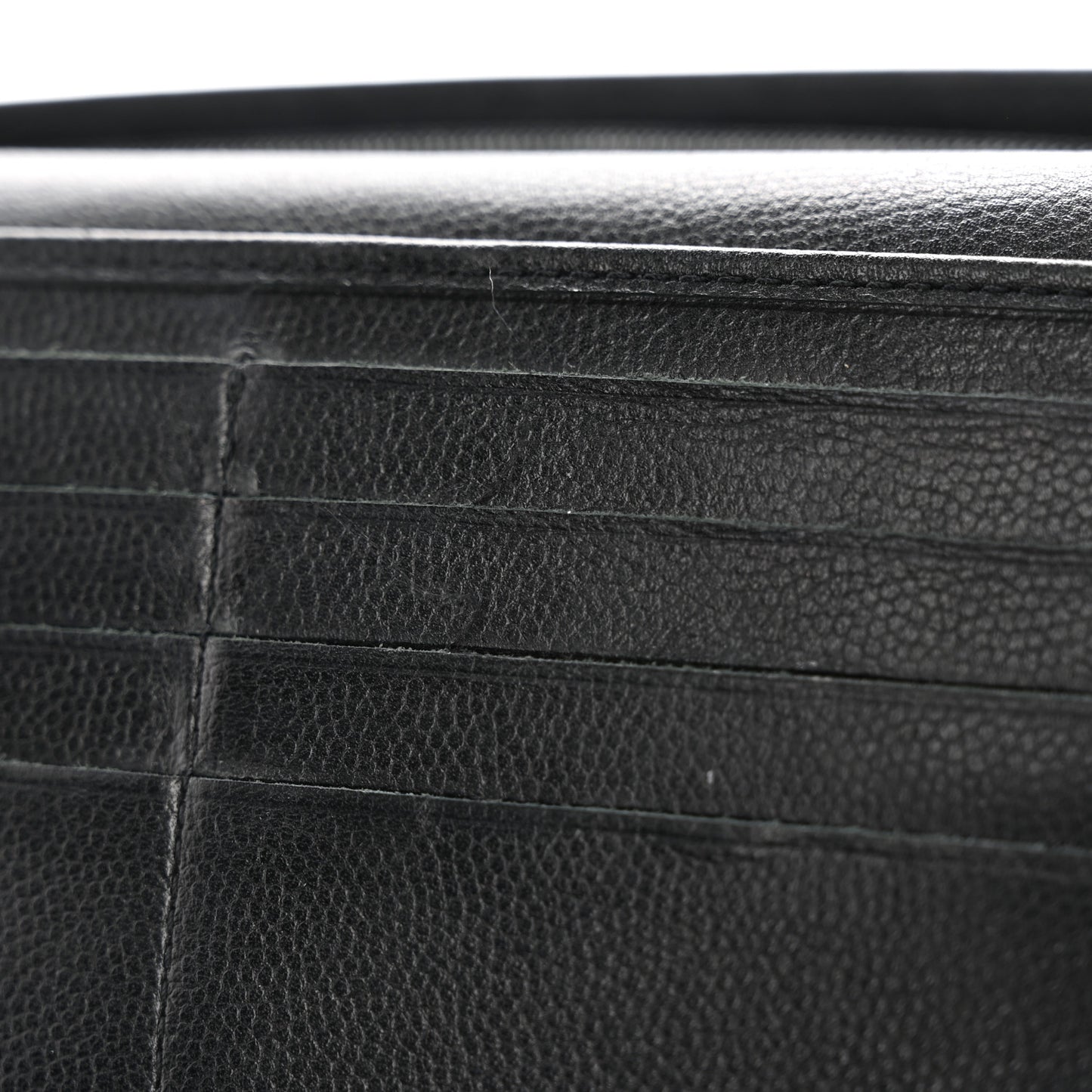 Caviar Sevruga French Long Wallet Black