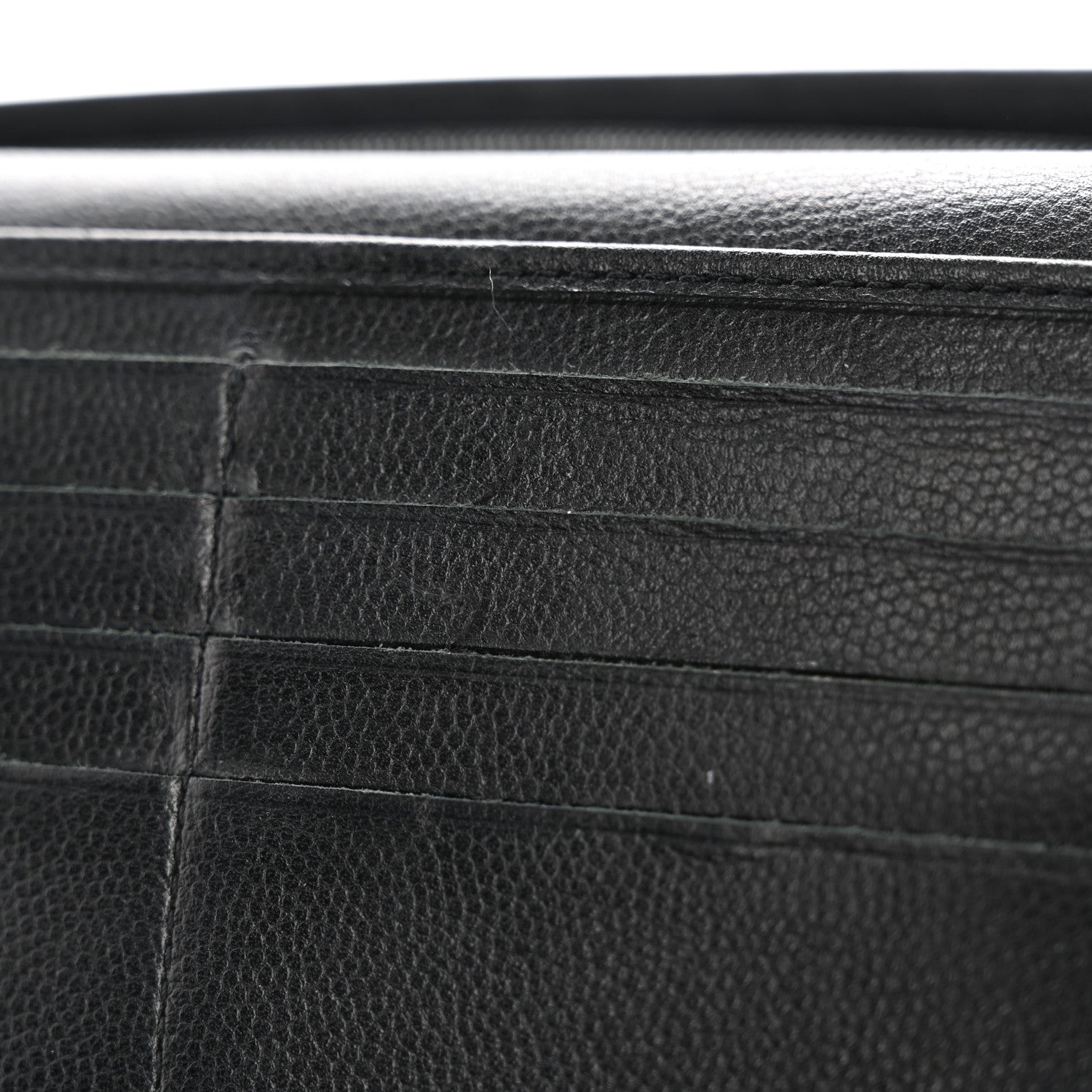 Chanel Caviar Sevruga French Long Wallet Black 13 of 15